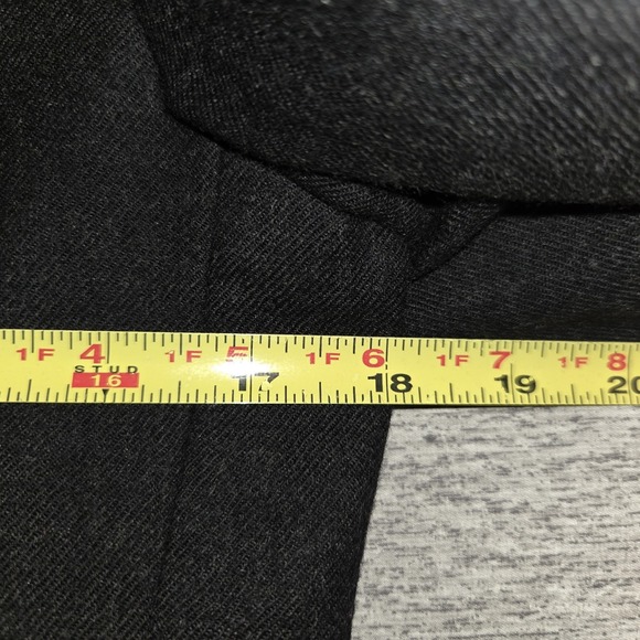 Jones New York Blazer Jacket Black 100% Wool Button Front Women's 8 Petite - Picture 9 of 12